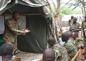 Be Bold and Conquer Fear, Gen Muhanga Tells UPDF Soldiers in Somalia