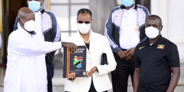 Museveni Receives Uganda’s Joint 2027 AFCON Bid with Kenya, Tanzania