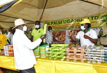Kalangala: Museveni Advises Oil Palm Growers to Diversify to Dairy & Poultry Farming