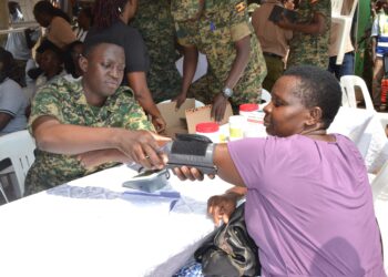 MODVA Staff Offer Free Medical Services, Clean Bugolobi Market
