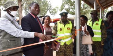 Minister Oboth Applauds UPDF Engineers Brigade for Constructing Health Centres at Lower Cost