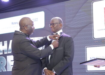 UBL’s Mugerwa Installed as New Kigo Seven Lakes Rotary Club President