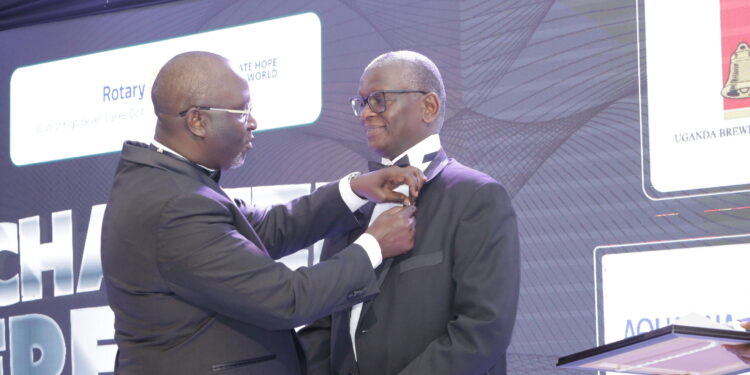 UBL’s Mugerwa Installed as New Kigo Seven Lakes Rotary Club President