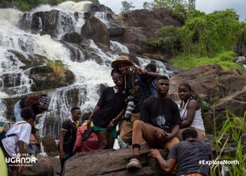 Pictorial: Gov’t Earmarks Shs800m to Develop Magnificently Cascading & Roaring Aruu Falls