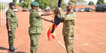 Brig Gen Gureme Flags Off Ugandan Contingent to Rwanda for Command Post Exercise