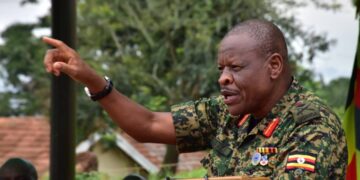 CDF Gen Mbadi, Land Forces Commander Lt Gen Muhanga Rush to Kasese After ADF Attack