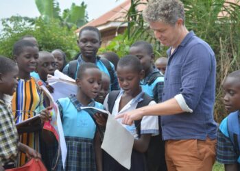 Micheal Hemus Gives ray of hope to Tasaaga School