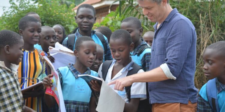 Micheal Hemus Gives ray of hope to Tasaaga School