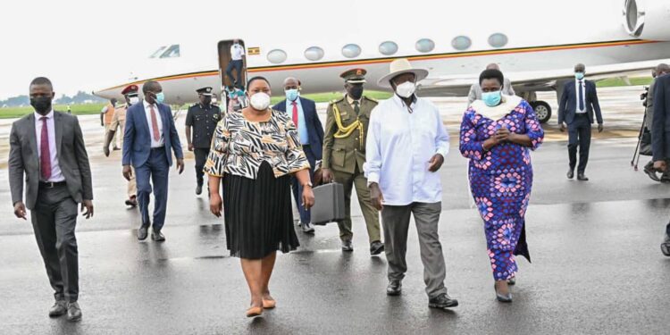 Museveni Back Home after Working Visit to Russia and Serbia