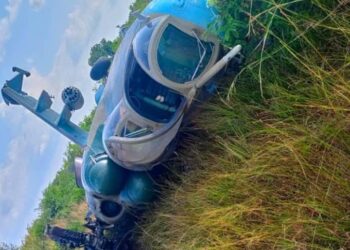 UPDF Air Force Helicopter Crash-Lands in Karamoja