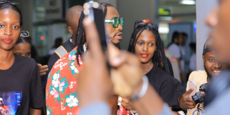 Diamond Platnumz in Kampala for Comedy Store Fundraising Concert