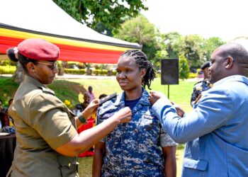 SFC Deputy Commander Brig Bainababo Asks IGP Ochola to Elevate Police Presidential Guard Unit