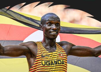 Uganda’s Marathon King Cheptegei Joins World’s Greats with 10,000m Hat-trick
