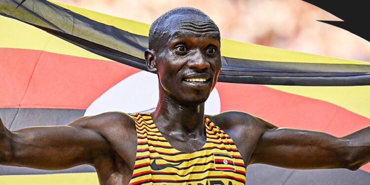 Uganda’s Marathon King Cheptegei Joins World’s Greats with 10,000m Hat-trick