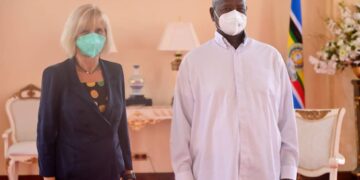 Museveni Sees off Norwegian Ambassador Elin Johansen after 5-Year Tour of Duty