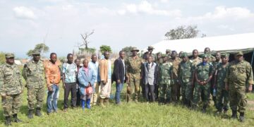 Lt Gen Muhanga Tours Bases in Ituri as Joint Forces Rescue 19 Victims from ADF