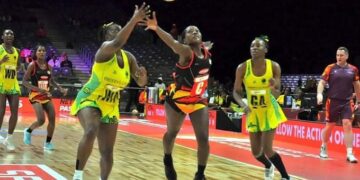 Shadia Nassanga Wins Player of the Match Accolade as She Cranes Fall to Jamaicans