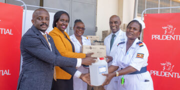 Prudential Donates Essential Medical Supplies to Mulago Hospital