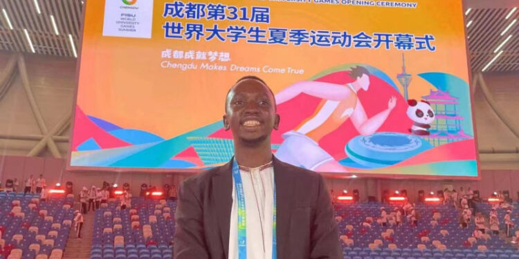 Ugandan FISU Student Ambassador Aupal’s Dream Comes True at Chengdu 2021 FISU World University Games