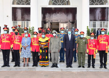 Kale Kayihura, 10 Other Generals Retired as Museveni Urges Wise Investment of Retirement Package