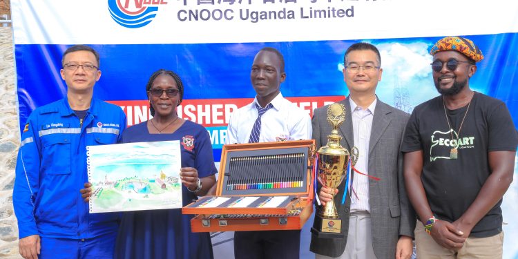 CNOOC Uganda holds Drawing & Painting Competition of Kingfisher Oilfield