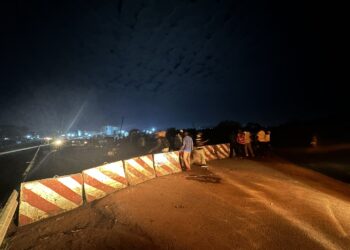 Kampala – Masaka Highway Road Caves in at Kyengera