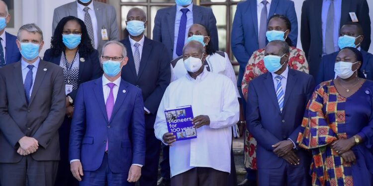 Museveni Meets Total Energies Exploration and Production Boss Terraz