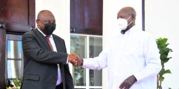 Museveni, Ramaphosa Discuss Regional Peace and Security
