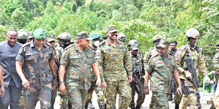 Gen Kainerugaba Meets DR Congo Counterpart, Lauds Operation Shujaa as Prime Example in Addressing Mutual Security Concerns