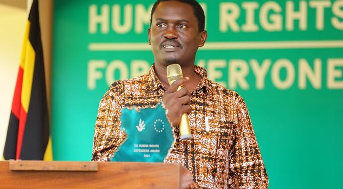 Dr Spire Ssentongo Receives 2024 EU Human Rights Defenders Award