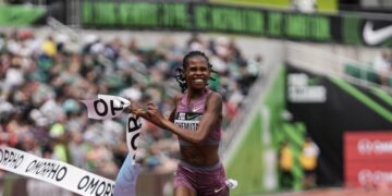 Peruth Chemutai Sets New National Record in Oregon