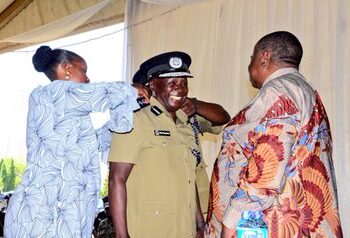 New IGP Abbas Byakagaba, Deputy James Ochaya Take Office