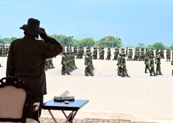 Museveni Pledges to Enhance Welfare of Army Officers, Commissions 774 Officer Cadets