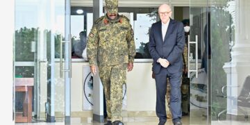 Gen Kainerugaba Meets New Italian Ambassador to Uganda