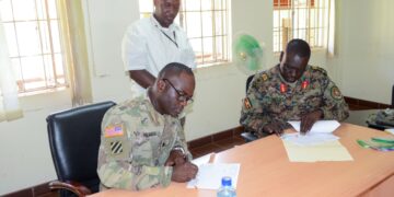 UPDF Receive Hospital Storage Facility from U.S. Government