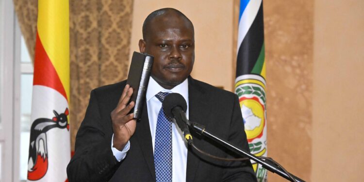Edward Akol Sworn-in as New Auditor General