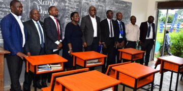 Stanbic Donates Furniture worth Shs18 million to Kalangala School