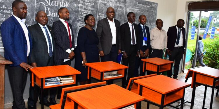 Stanbic Donates Furniture worth Shs18 million to Kalangala School