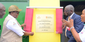 UBL, KCCA Commission Shs130 million Sanitation Blocks In Bukoto Market