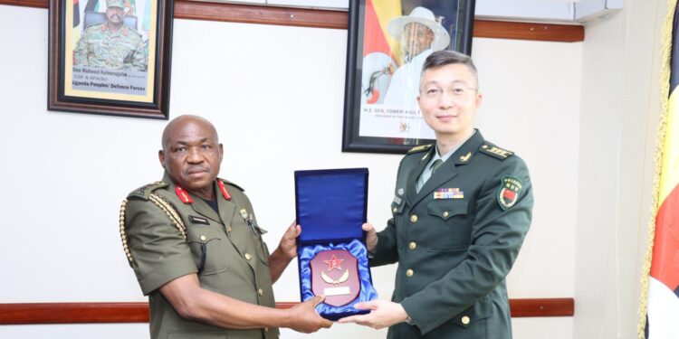 Chinese Defence Advisor Colonel Zhang Hao Commits to Enhance Uganda-China Military Cooperation