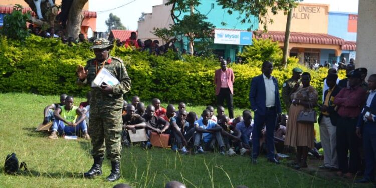 UPDF Deputy Commander Land Force Commissions 52 Housing Units in Pader