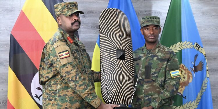 Uganda and Rwanda Military Chiefs Discuss Regional Security 