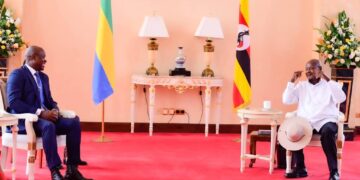 Museveni Hosts Gabonese Transitional President Brice Clotaire Oligui Nguema