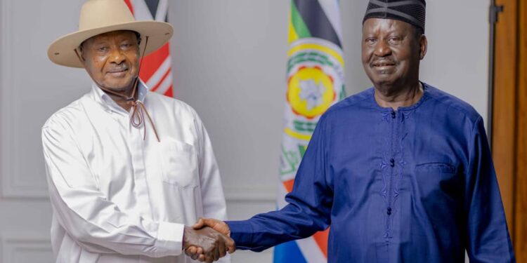 Museveni Endorses Raila’s Bid for Chairperson of African Union Commission