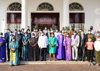 Museveni Meets Families of Late Charles Okello Engola and Zebra Ssenyange