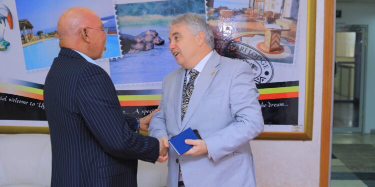 Gen Jeje Odongo Holds Talks with Ireland’s Ambassador to Uganda