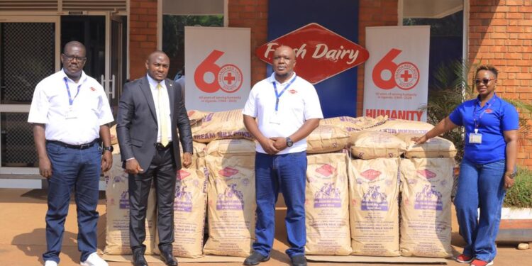 Fresh Dairy Donates Powdered Milk Worth Shs2.2Bn to Vulnerable Communities
