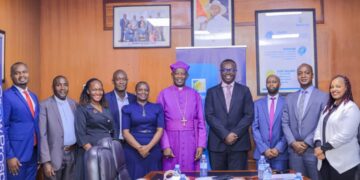 Archbishop Kaziimba Visits Post Bank Uganda, Calls for Partnership in Community Transformation