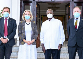 Museveni Bids Farewell to Outgoing British High Commissioner Kate Airey