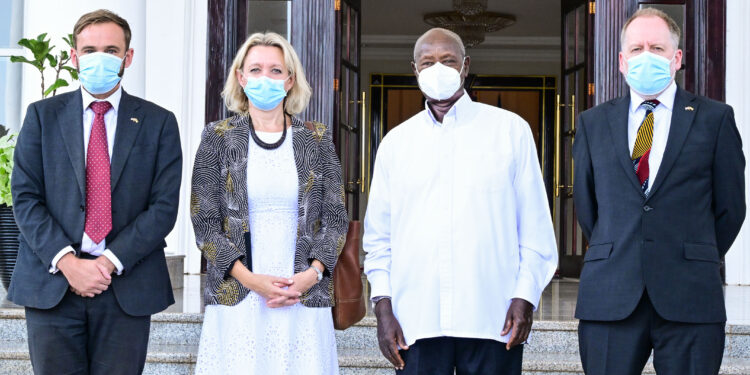 Museveni Bids Farewell to Outgoing British High Commissioner Kate Airey